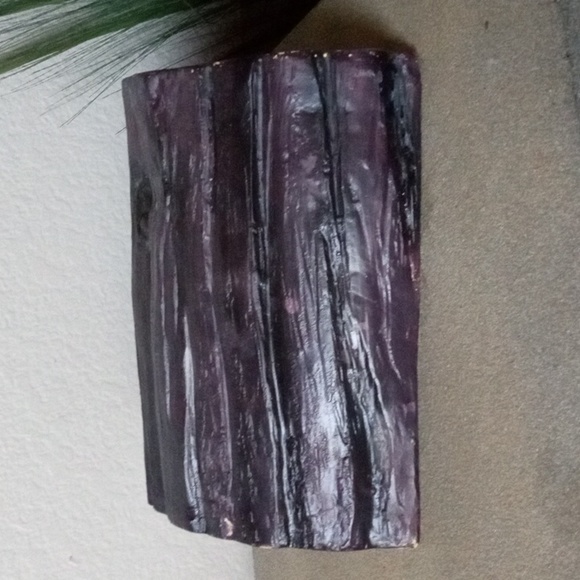 Ceramic Reptile Faux 1/2 Log Hide Shelter House - Picture 3 of 7